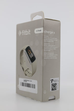 Fitbit Charge 6 box side with contents list