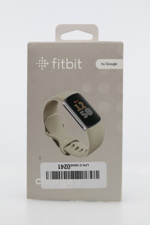 Fitbit Charge 6 fitness tracker front of box