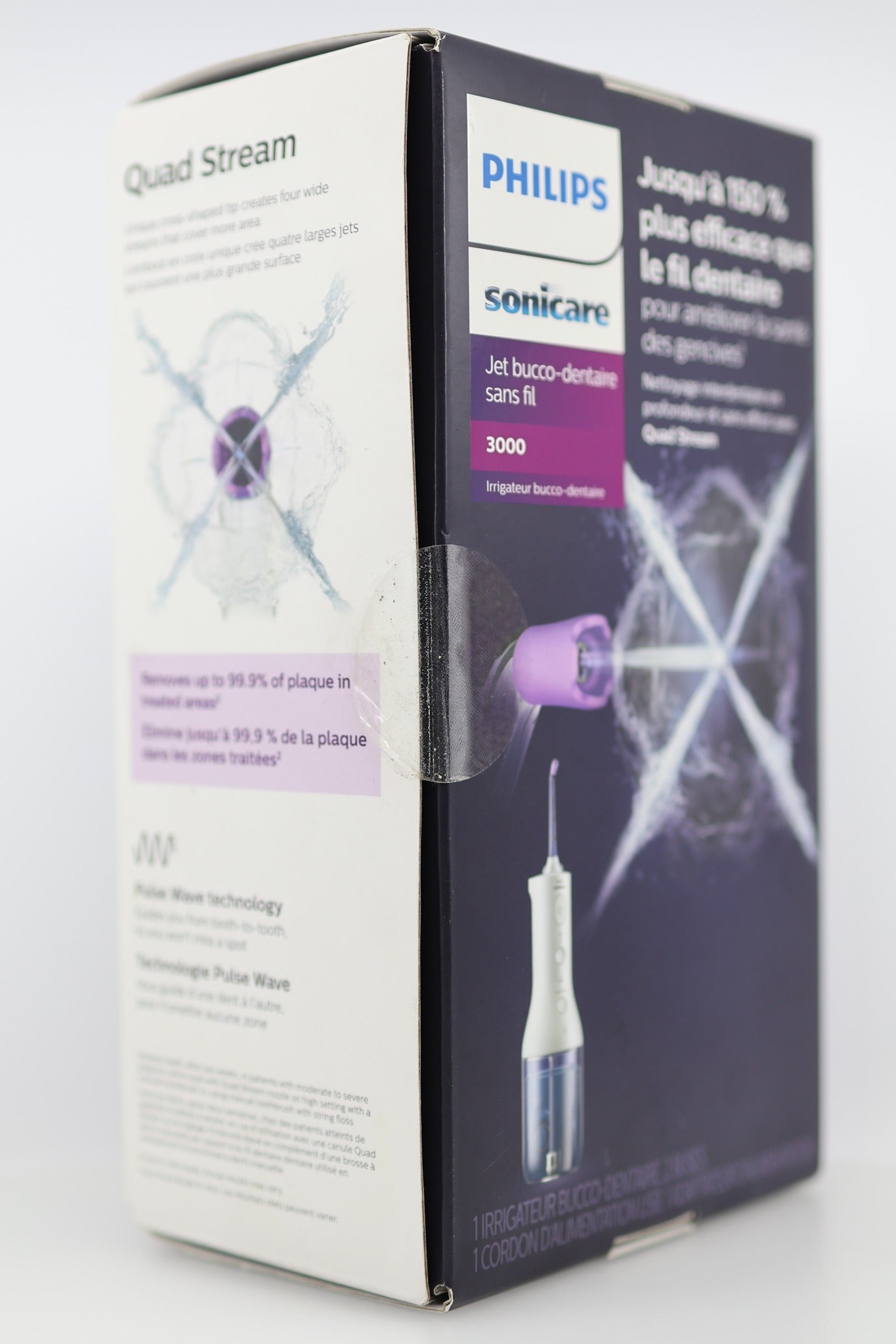 Philips Sonicare Water Flosser 3000 box angle front