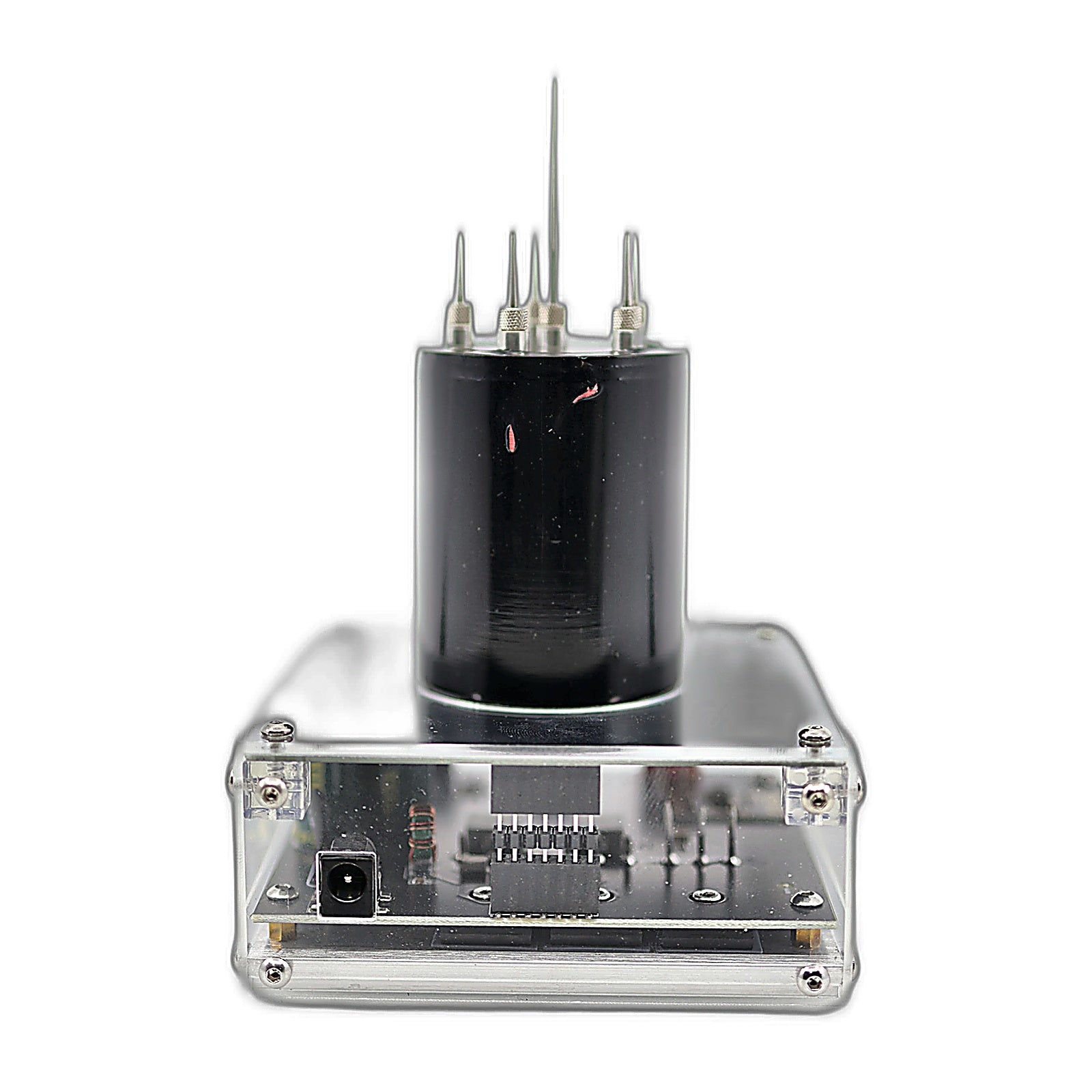 JZENT Tesla Coil JE-19 secondary coil housing close-up