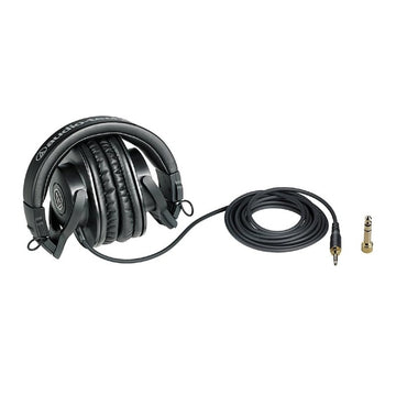 Audio-Technica ATH-M30x Professional Studio Monitor Headphones, Black