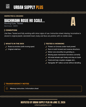 Urban Supply Plus diagnostic report — Grade A