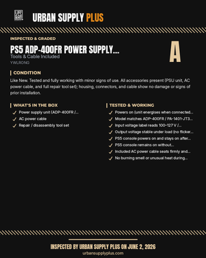 Urban Supply Plus diagnostic report — Grade A