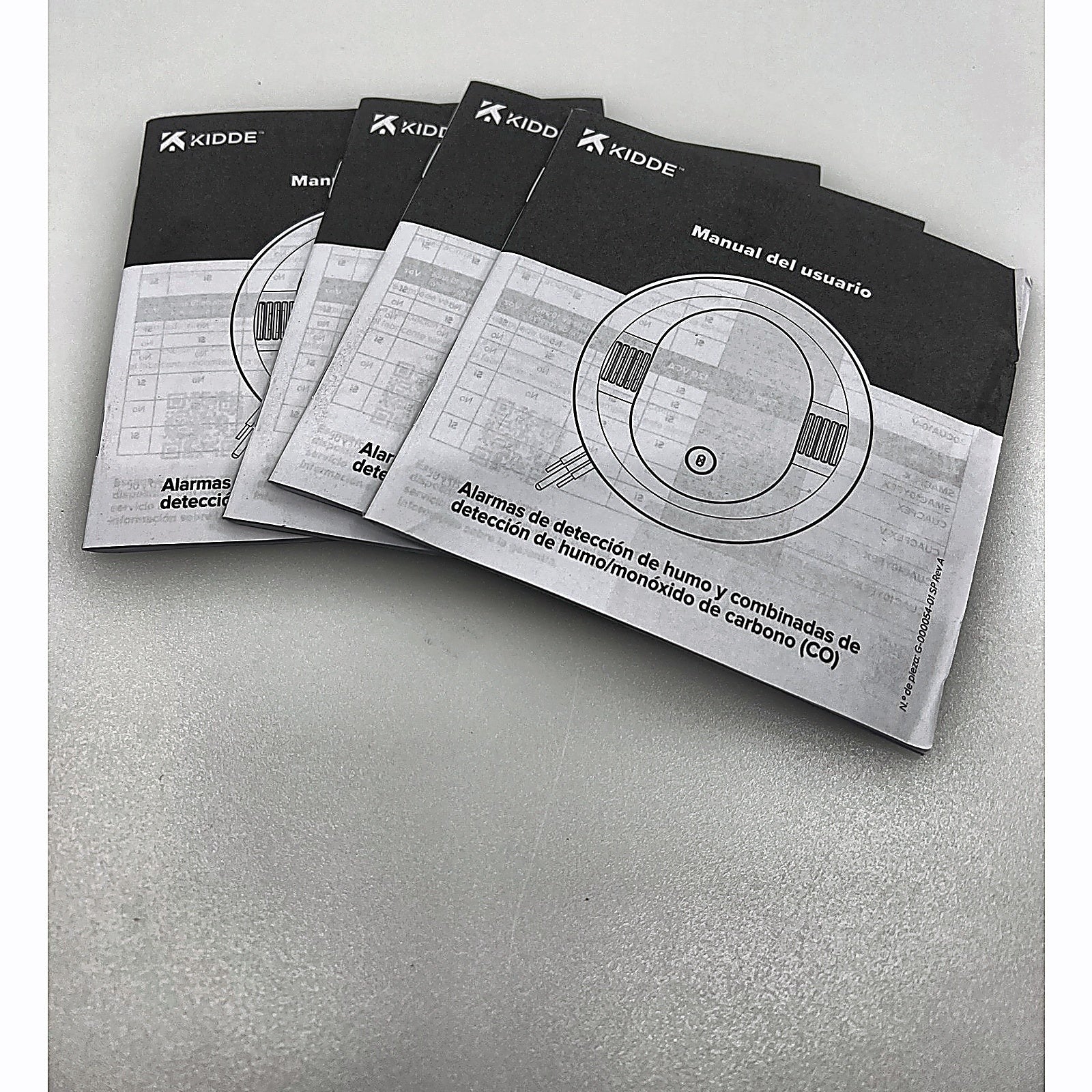 Kidde Hardwired Smoke Detector 4-Pack — Interconnectable, Battery Backup