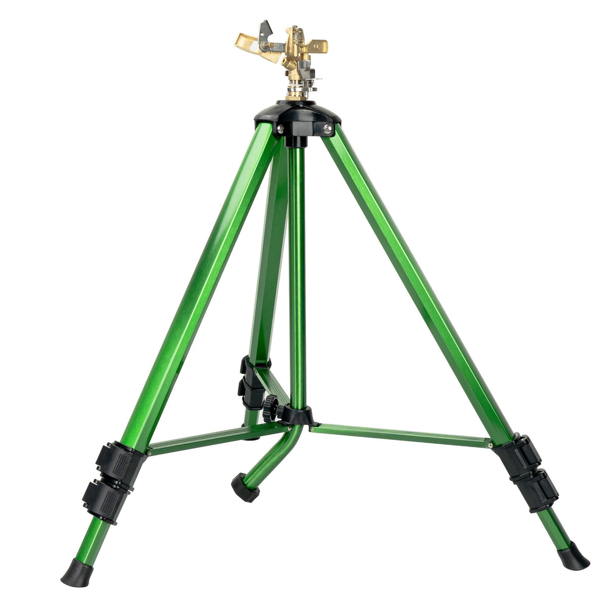 Stock photo – Pattiumo Impact Sprinkler on Adjustable Tripod, Green, Like New