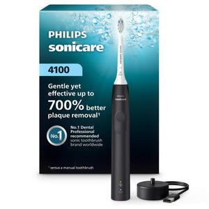 Philips Sonicare 4100 Electric Toothbrush Box Side Sonic Technology